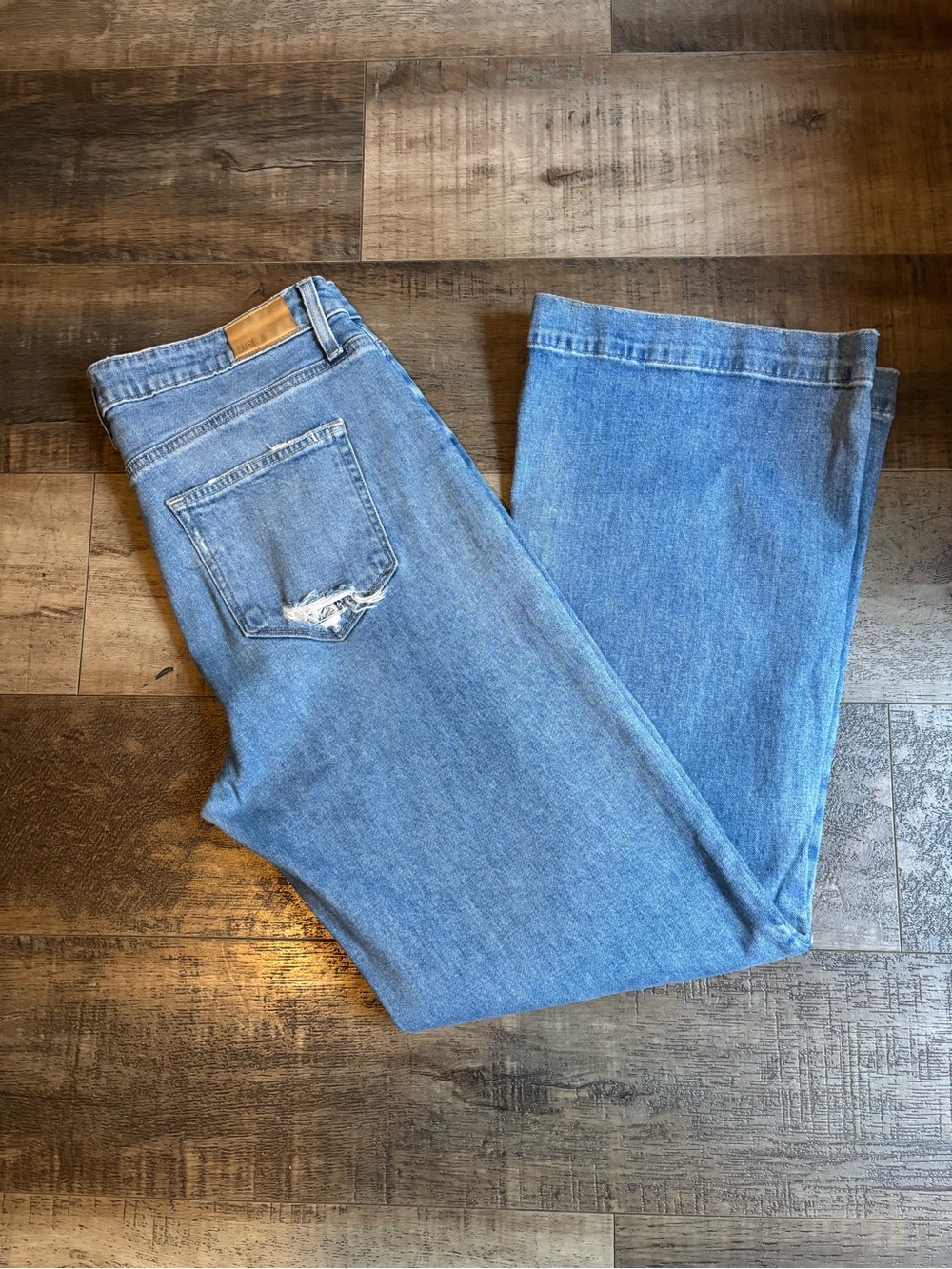 PAIGE Light Blue Women's Bootcut Jeans